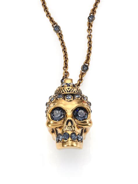 mcqueen skull necklace.